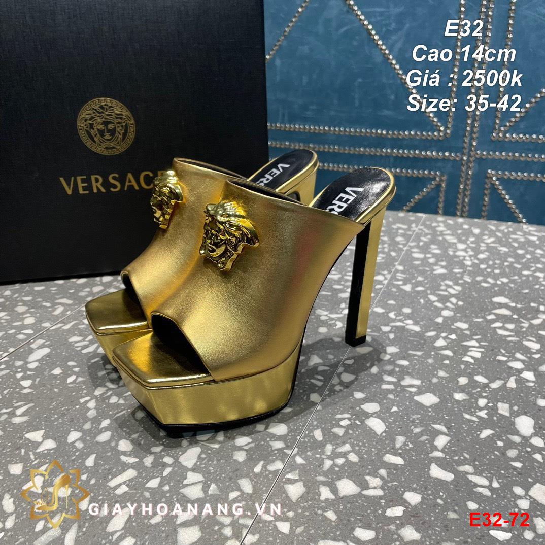 E32-72 Versace dép cao 14cm siêu cấp