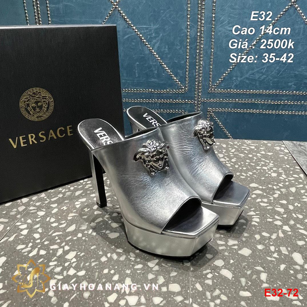 E32-72 Versace dép cao 14cm siêu cấp