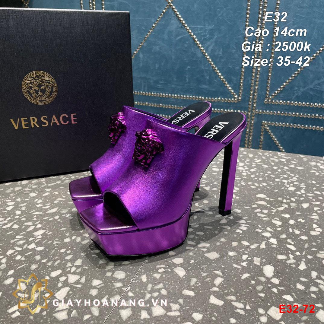 E32-72 Versace dép cao 14cm siêu cấp