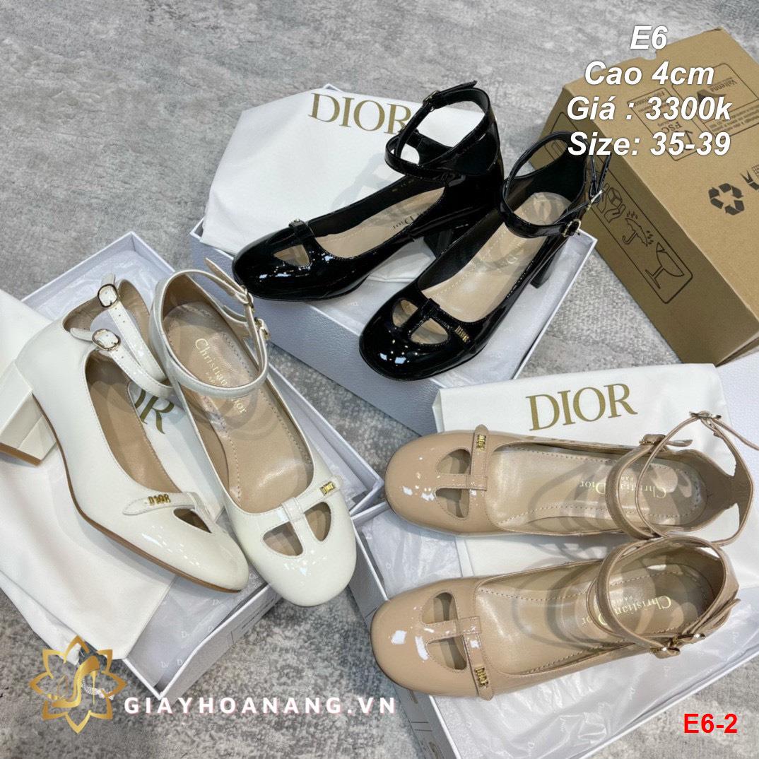 E6-2 Dior giày cao 4cm siêu cấp