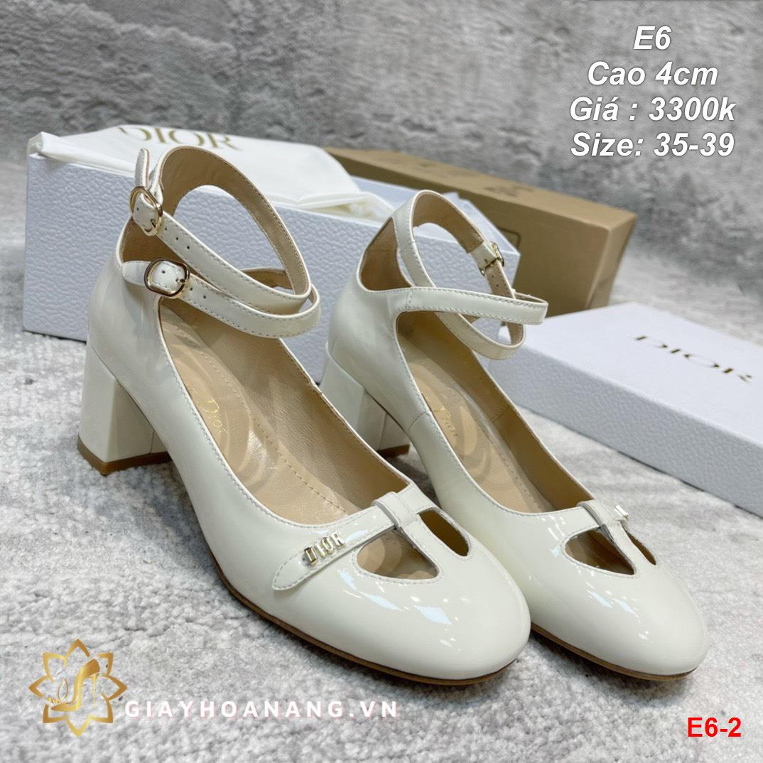 E6-2 Dior giày cao 4cm siêu cấp