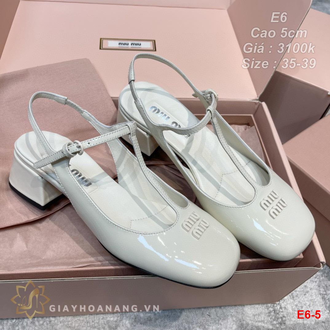 E6-5 Prada sandal cao 5cm siêu cấp