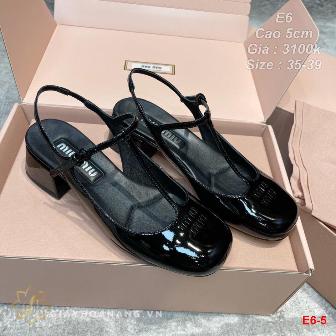 E6-5 Prada sandal cao 5cm siêu cấp