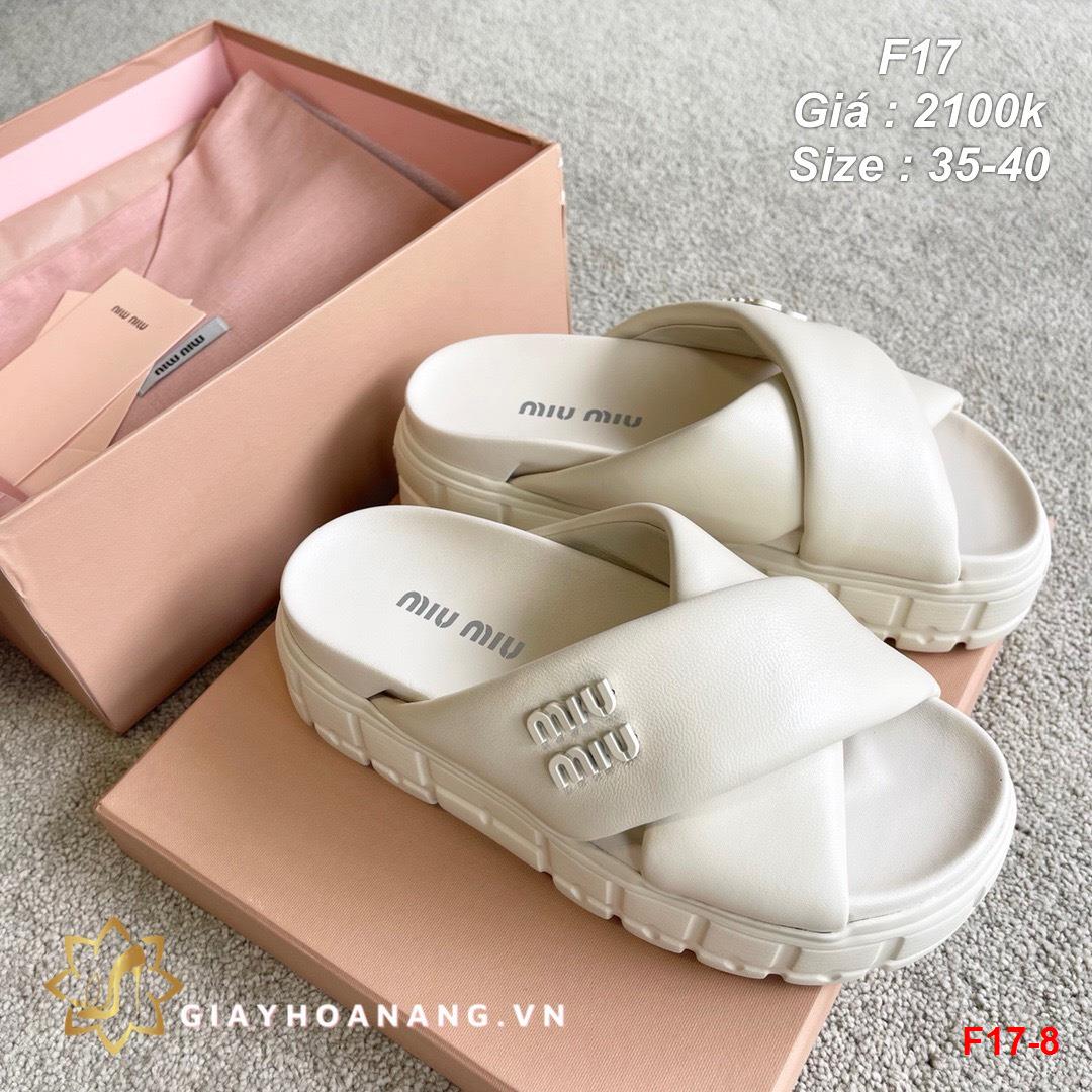 F17-8 Miu Miu sandal siêu cấp