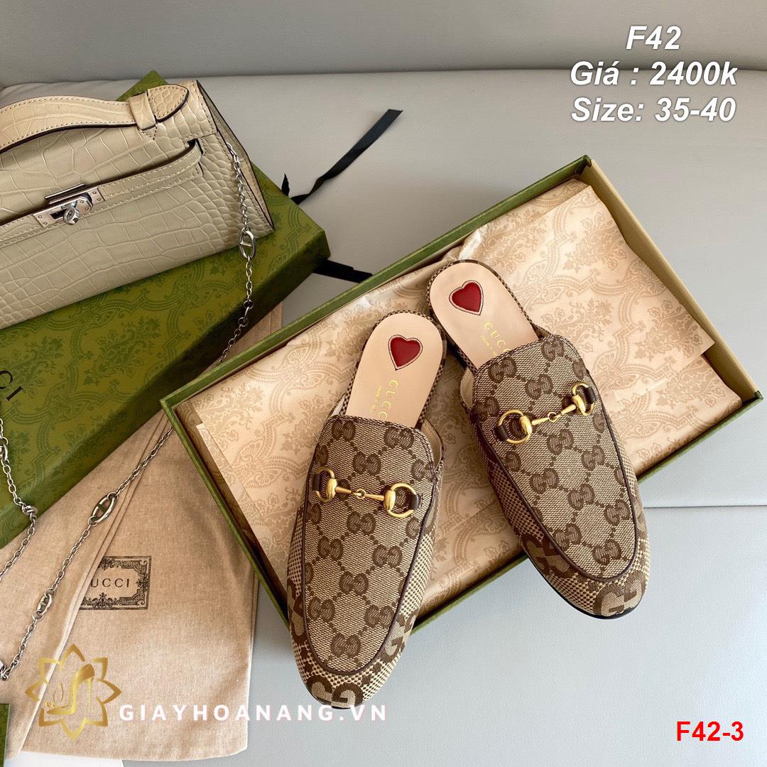 F42-3 Gucci dép sục siêu cấp