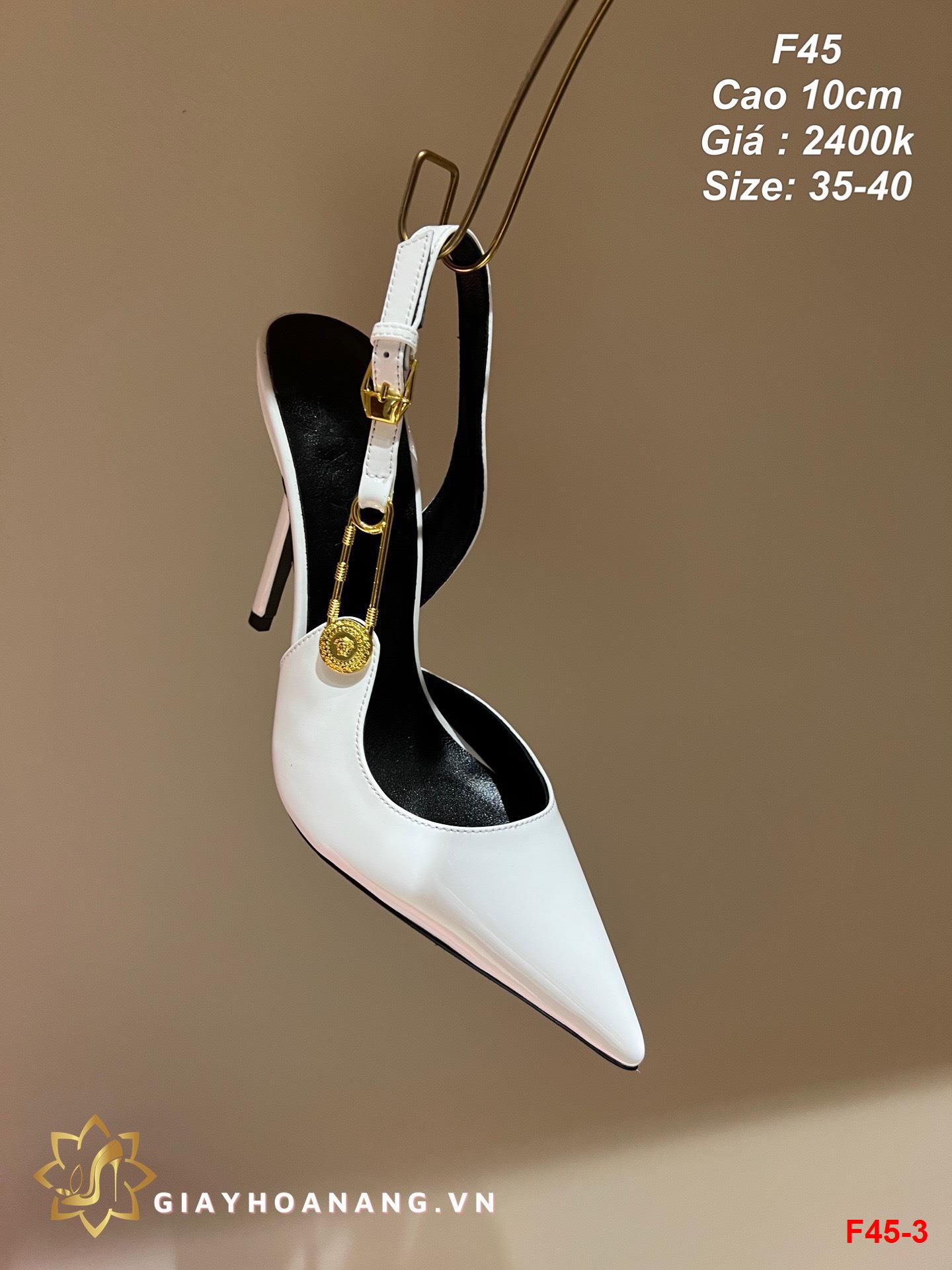 F45-3 Versace sandal cao 10cm siêu cấp
