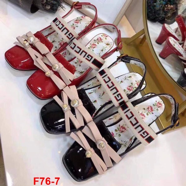 F76-7 Gucci sandal cao 5cm siêu cấp