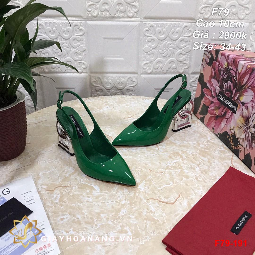 F79-191 Dolce & Gabbana sandal cao 10cm siêu cấp