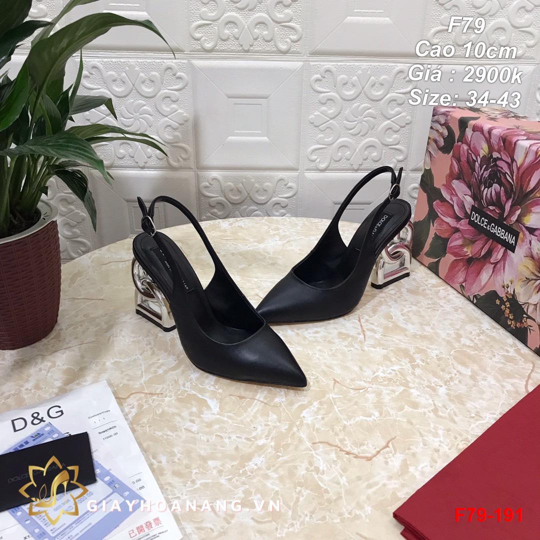 F79-191 Dolce & Gabbana sandal cao 10cm siêu cấp