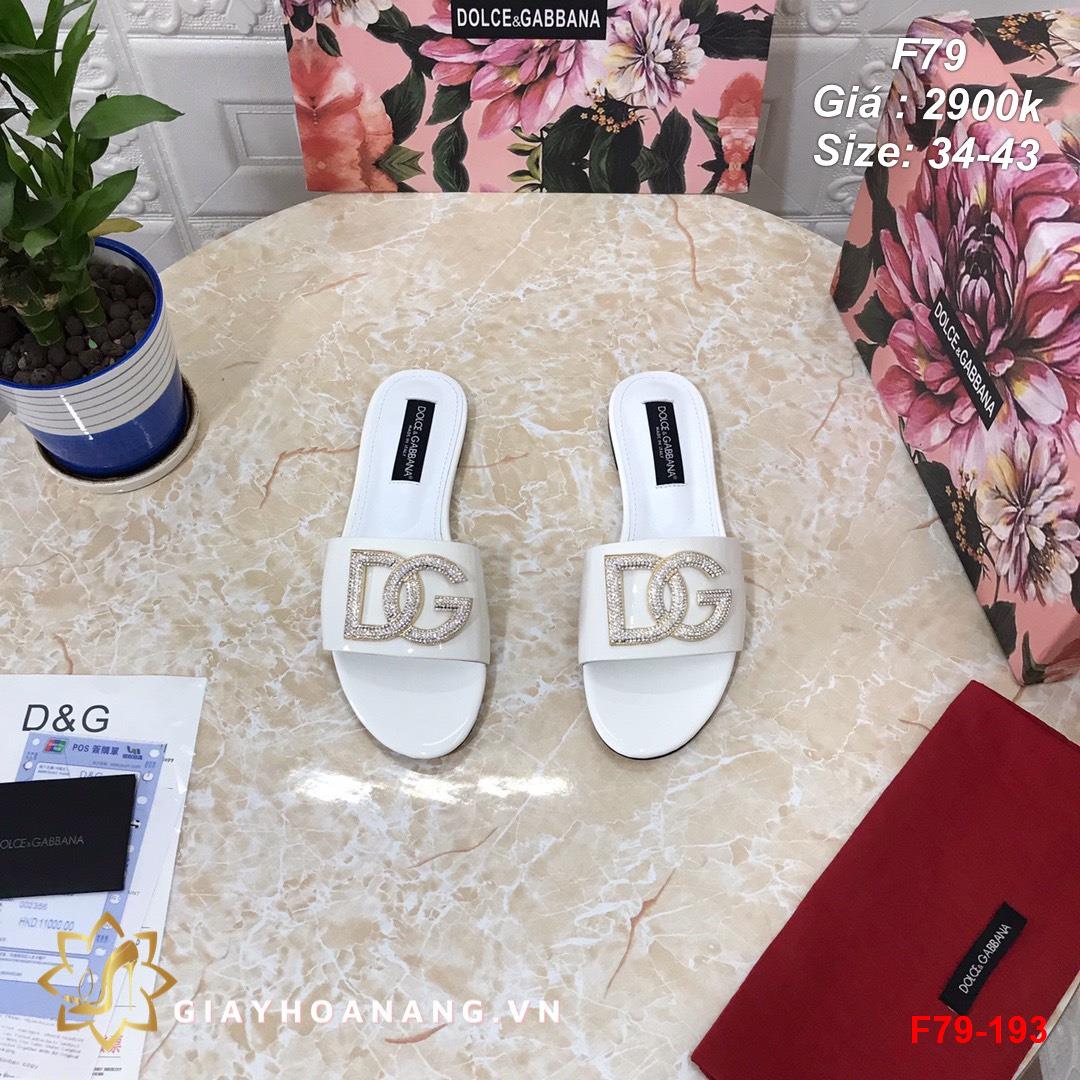 F79-193 Dolce & Gabbana dép siêu cấp