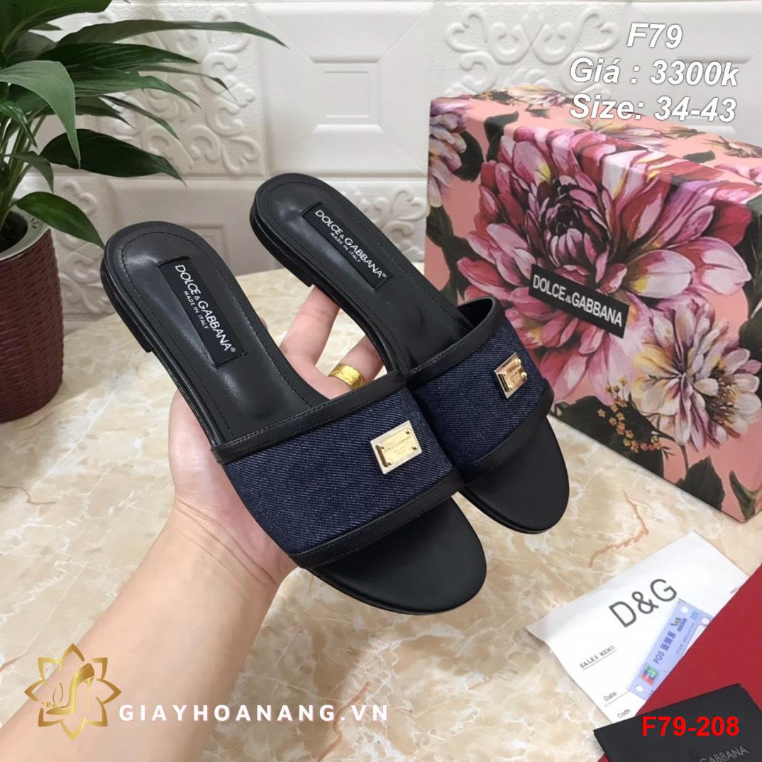 F79-208 Dolce & Gabbana dép siêu cấp