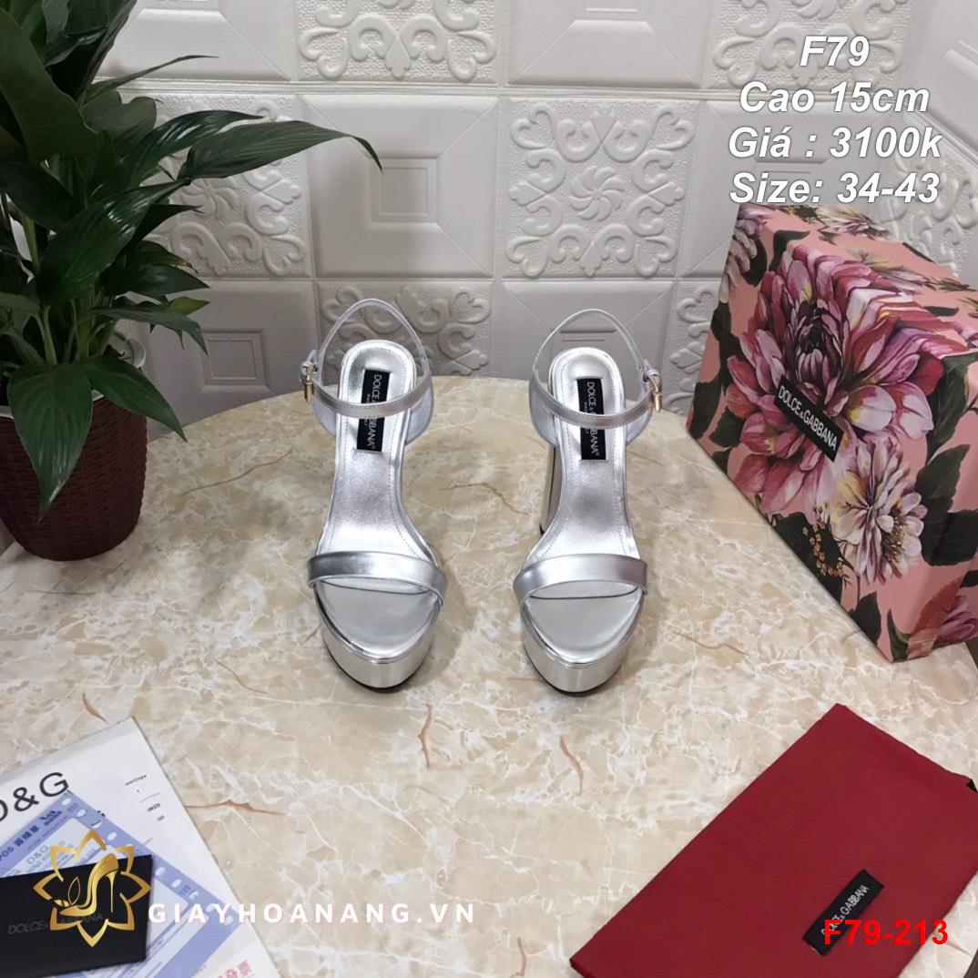 F79-213 Dolce & Gabbana sandal cao 15cm siêu cấp