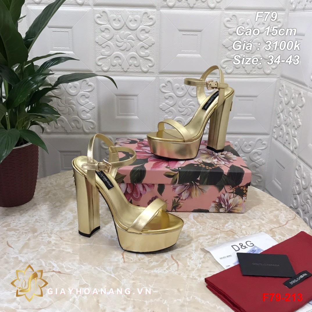 F79-213 Dolce & Gabbana sandal cao 15cm siêu cấp