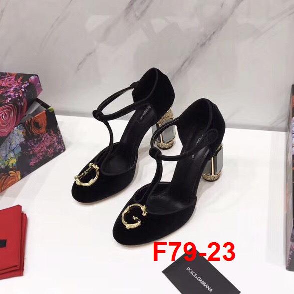 F79-23 Dolce Gabbana sandal cao 10cm siêu cấp