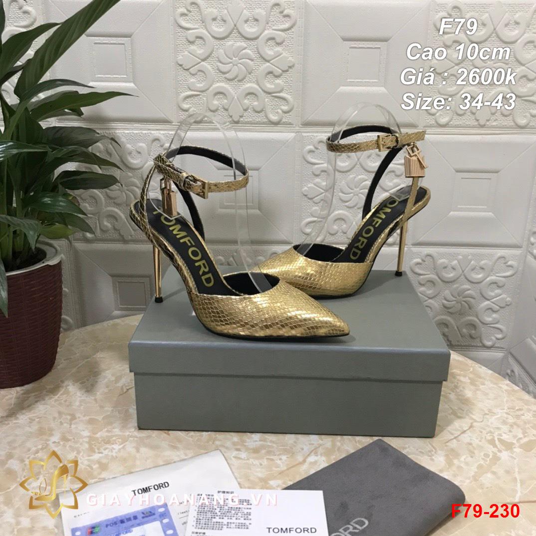 F79-230 Tom Ford sandal cao 10cm siêu cấp