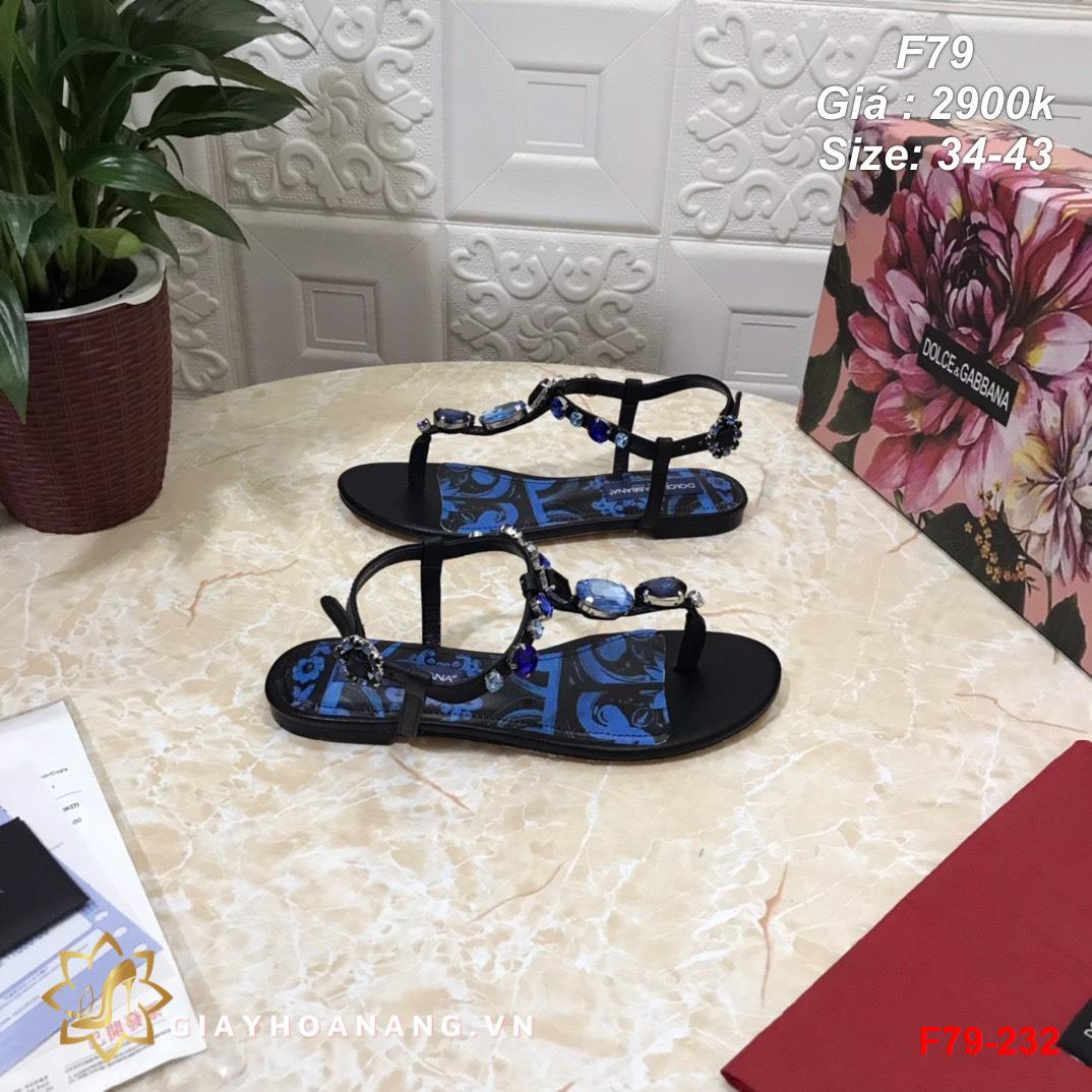 F79-232 Dolce & Gabbana sandal siêu cấp