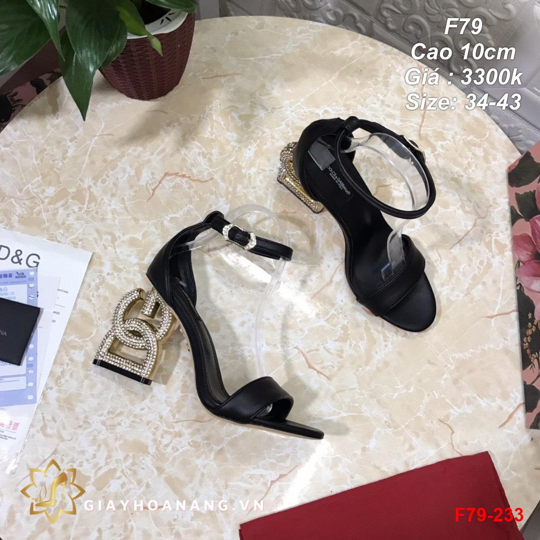 F79-233 Dolce & Gabbana sandal cao 10cm siêu cấp
