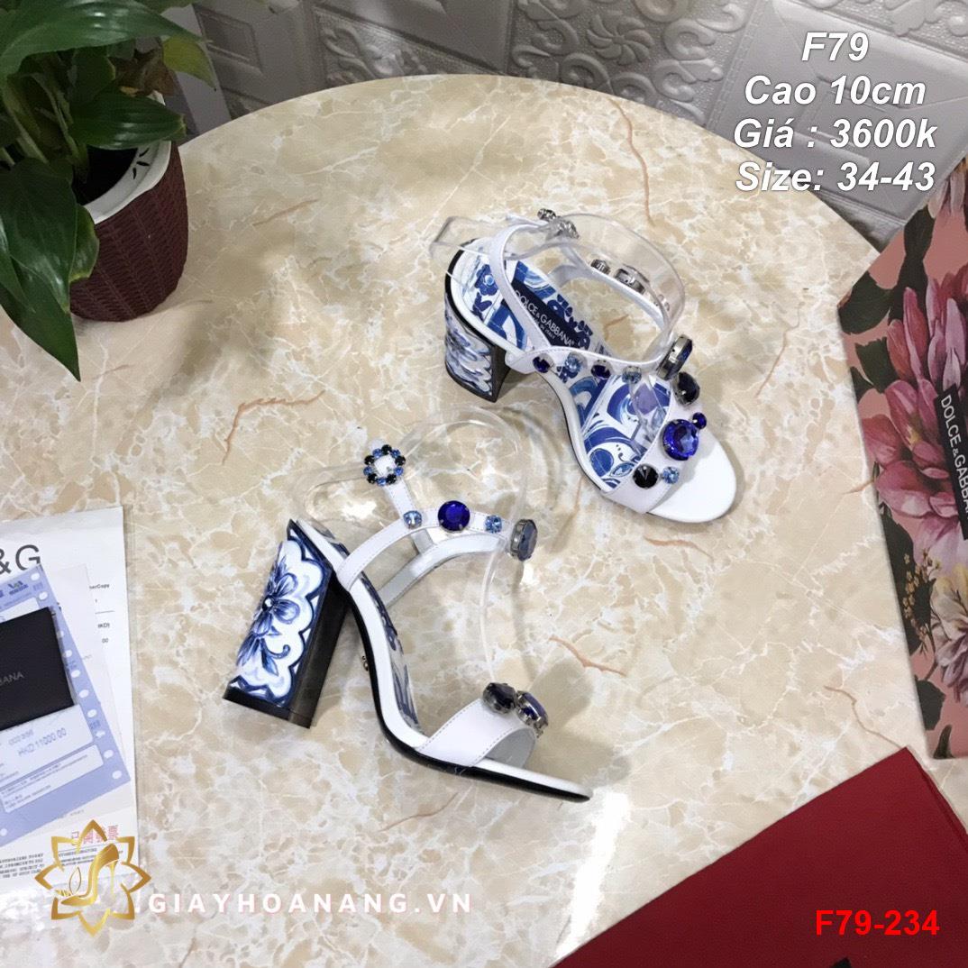 F79-234 Dolce & Gabbana sandal cao 10cm siêu cấp