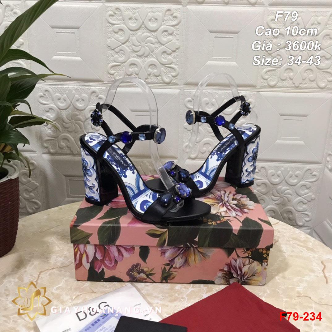 F79-234 Dolce & Gabbana sandal cao 10cm siêu cấp
