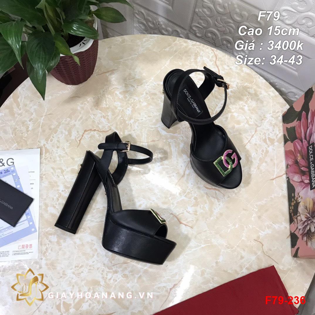 F79-236 Dolce & Gabbana sandal cao 15cm siêu cấp