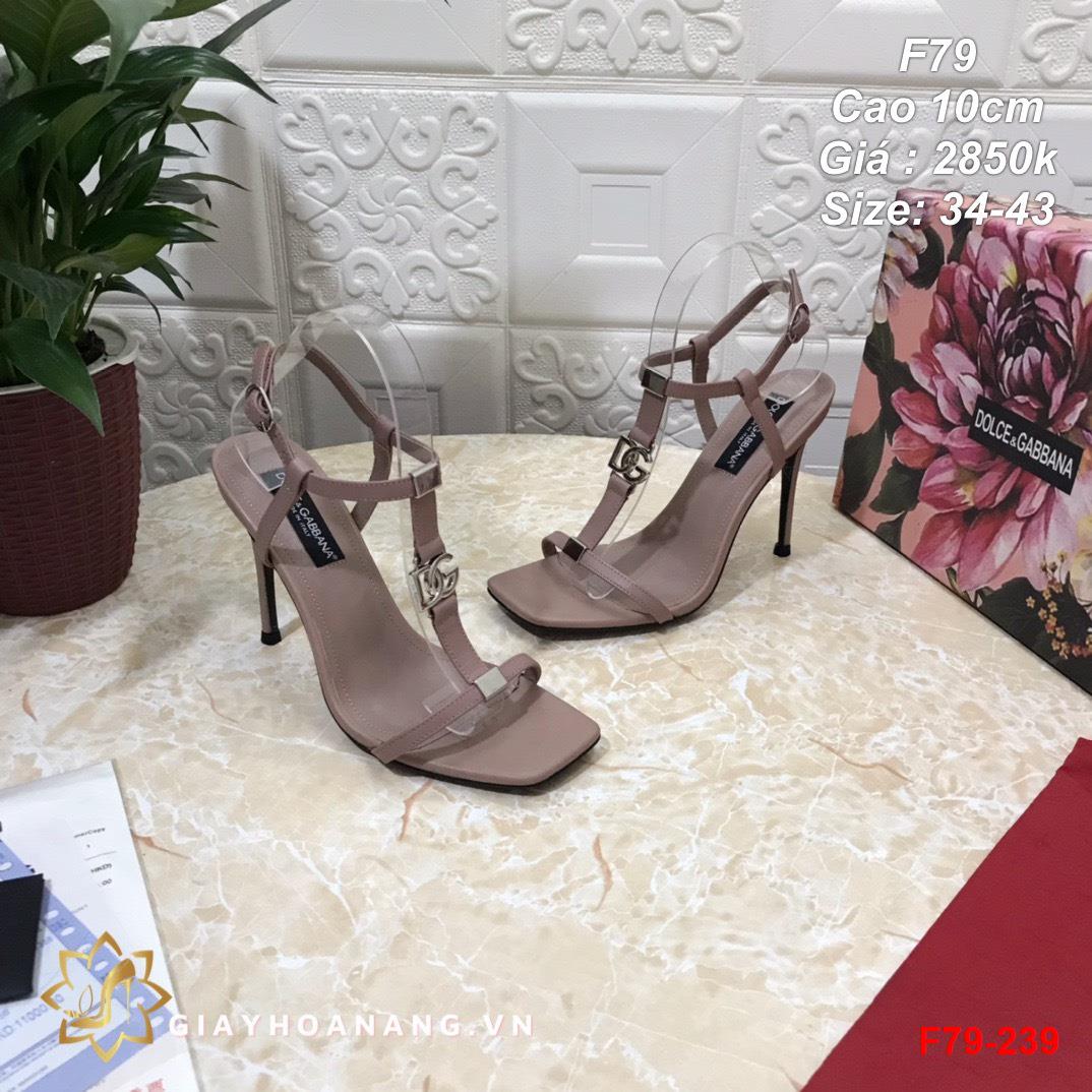 F79-239 Dolce & Gabbana sandal cao 10cm siêu cấp