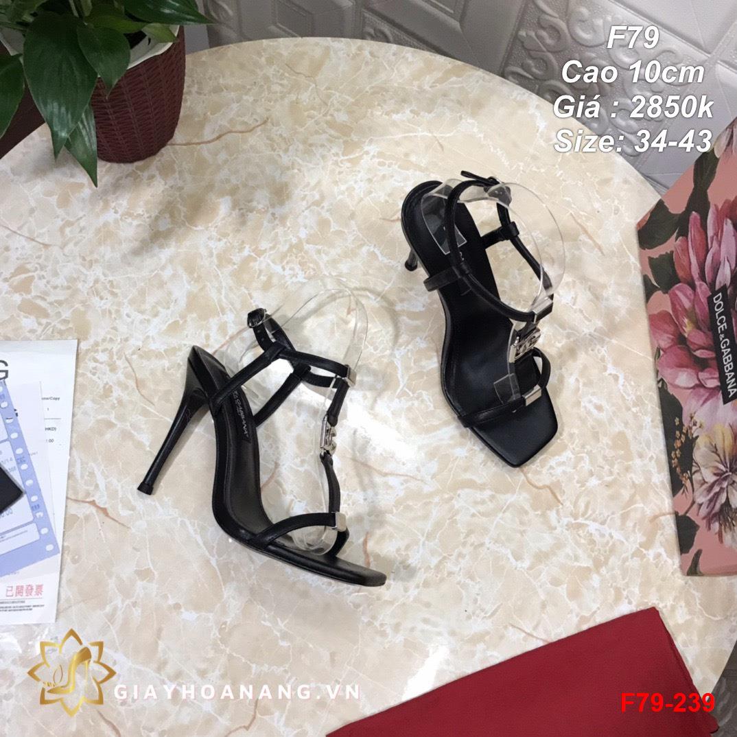 F79-239 Dolce & Gabbana sandal cao 10cm siêu cấp