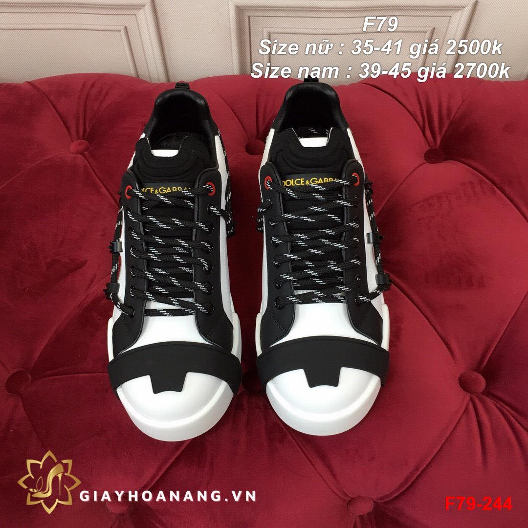F79-244 Dolce & Gabbana giày thể thao siêu cấp