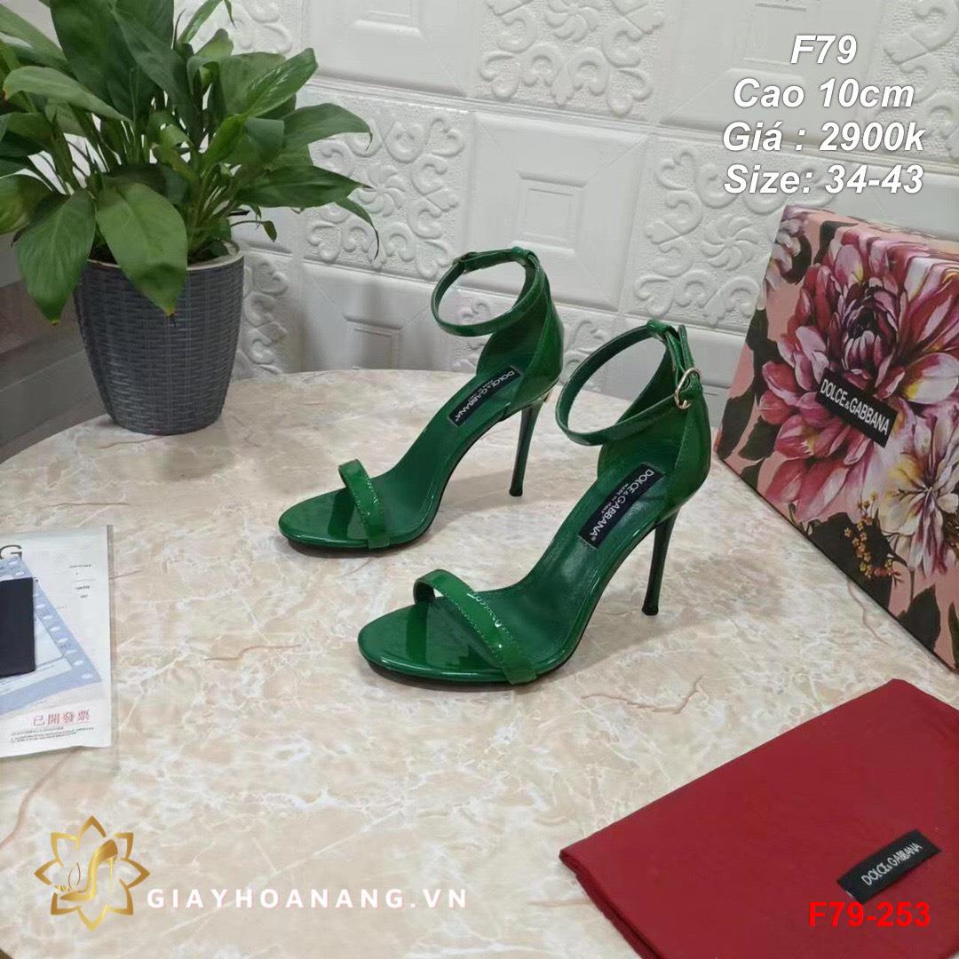 F79-253 Dolce & Gabban sandal cao 10cm siêu cấp