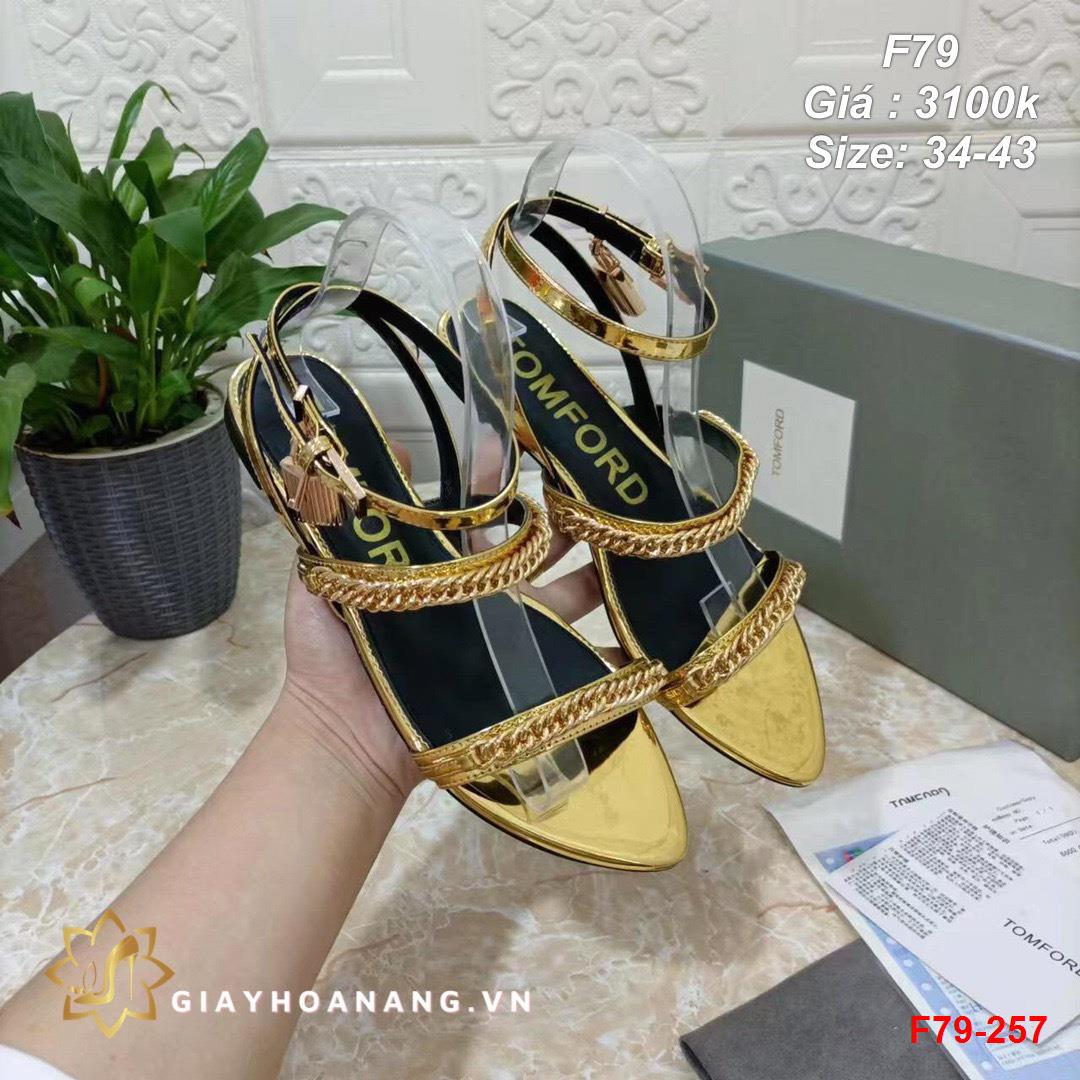 F79-257 Tomford sandal siêu cấp