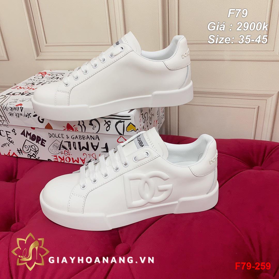 F79-259 Dolce & Gabbana giày thể thao siêu cấp