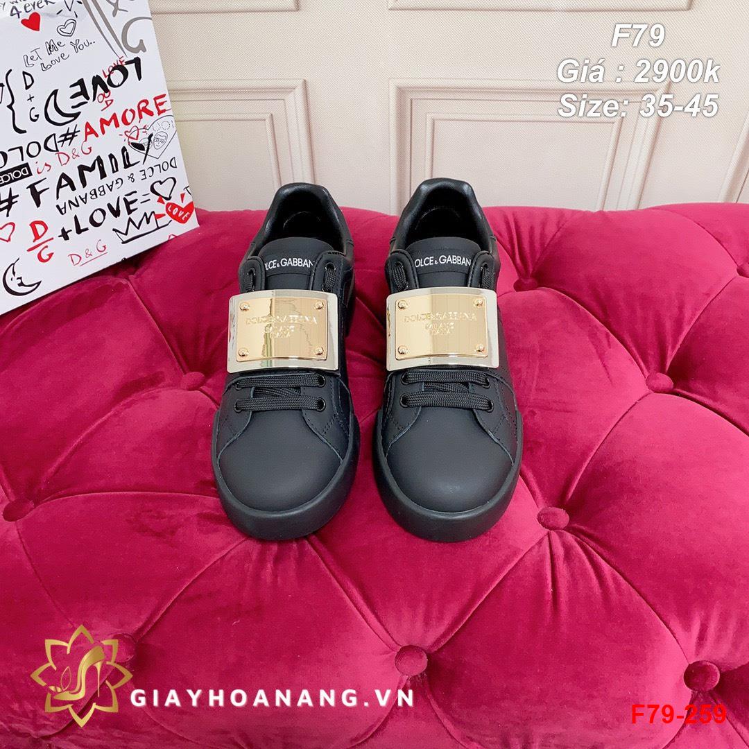 F79-259 Dolce & Gabbana giày thể thao siêu cấp