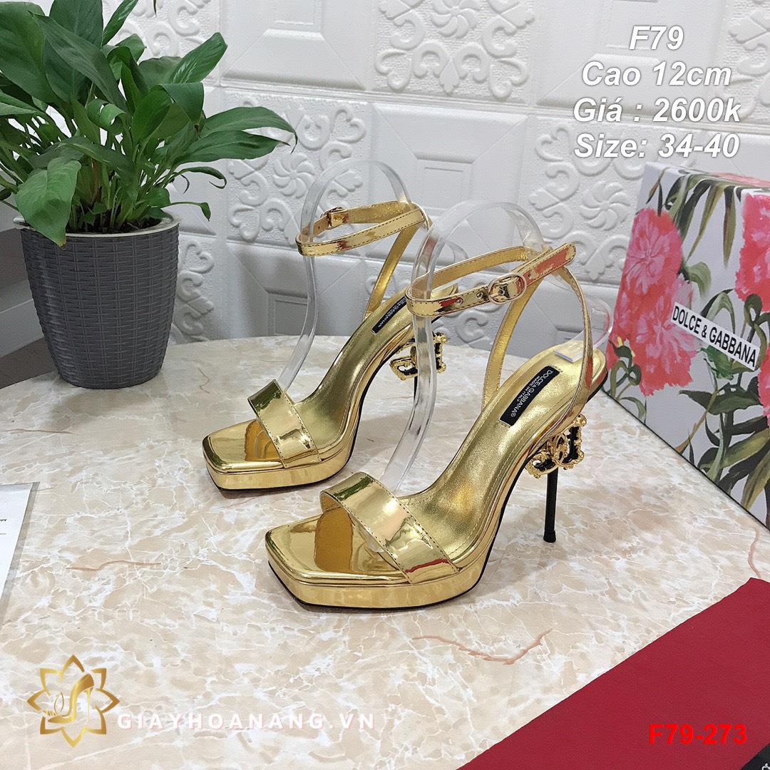 F79-273 Dolce & Gabbana sandal cao 12cm siêu cấp