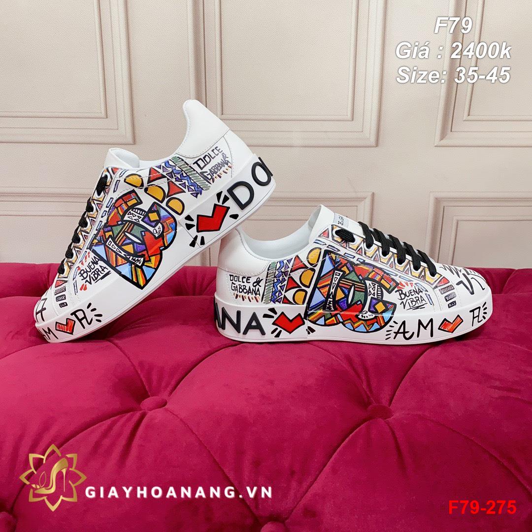 F79-275 Dolce & Gabbana giày thể thao siêu cấp