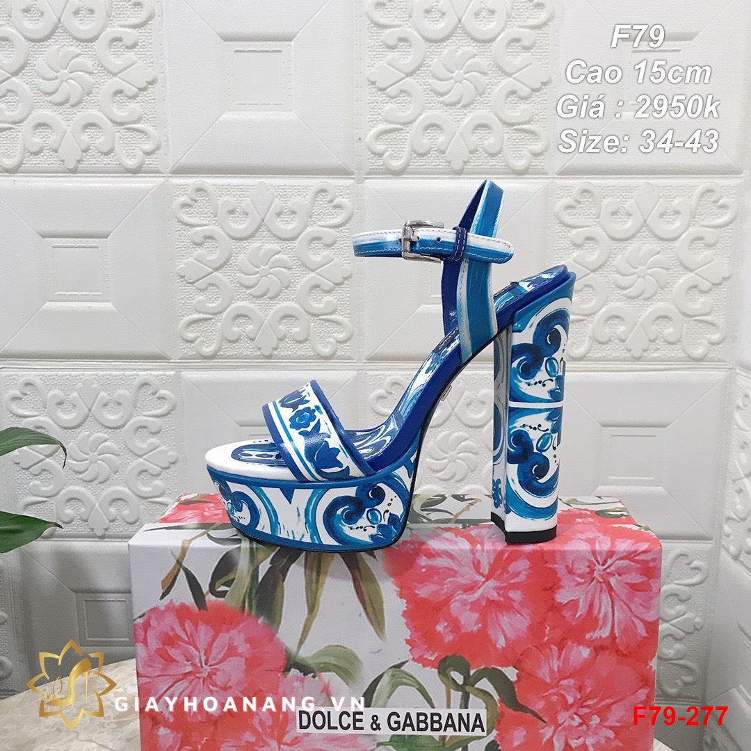 F79-277 Dolce & Gabbana sandal cao 15cm siêu cấp