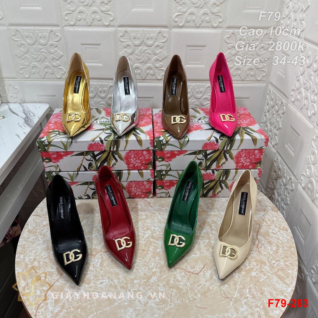 F79-283 Dolce & Gabbana giày cao 10cm siêu cấp