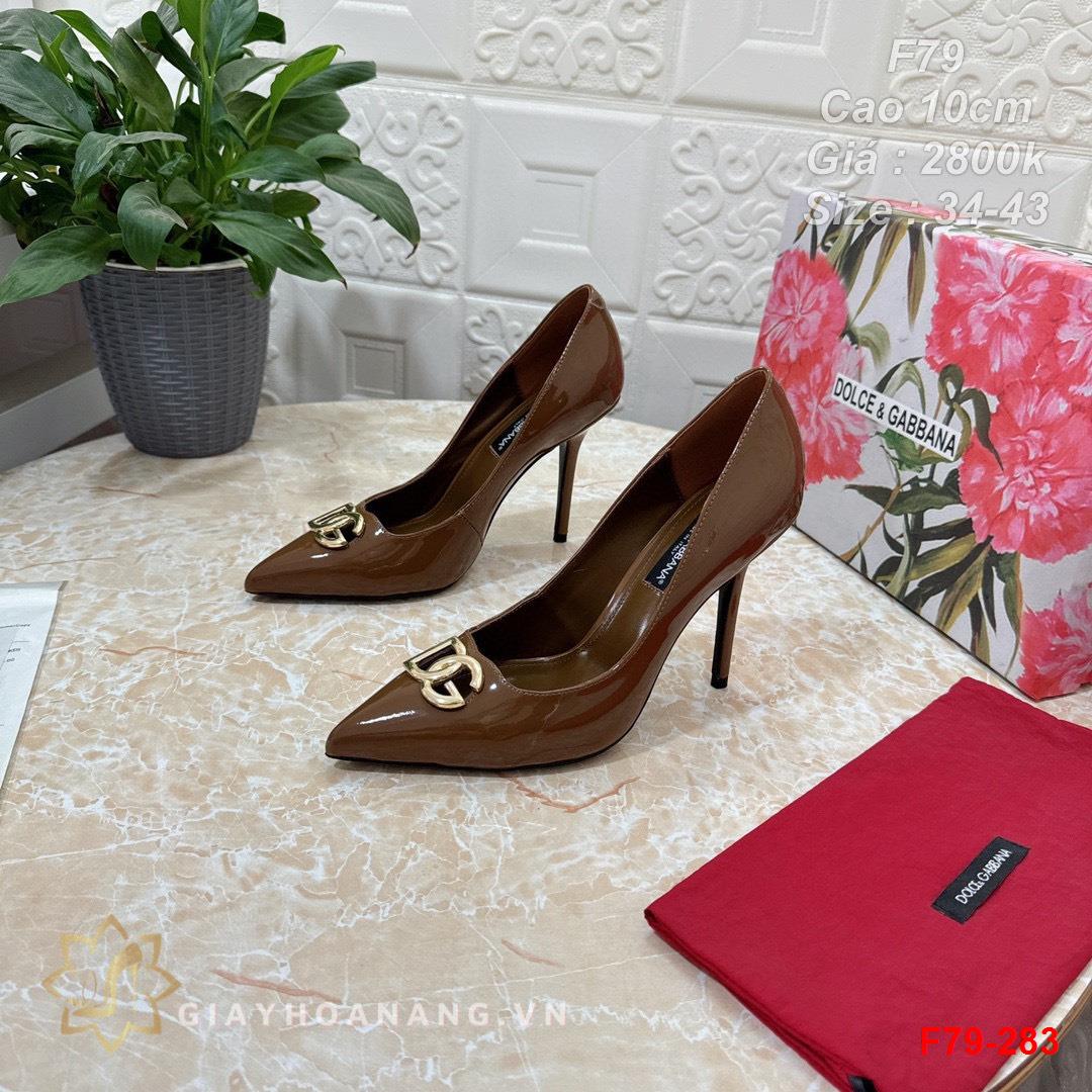 F79-283 Dolce & Gabbana giày cao 10cm siêu cấp