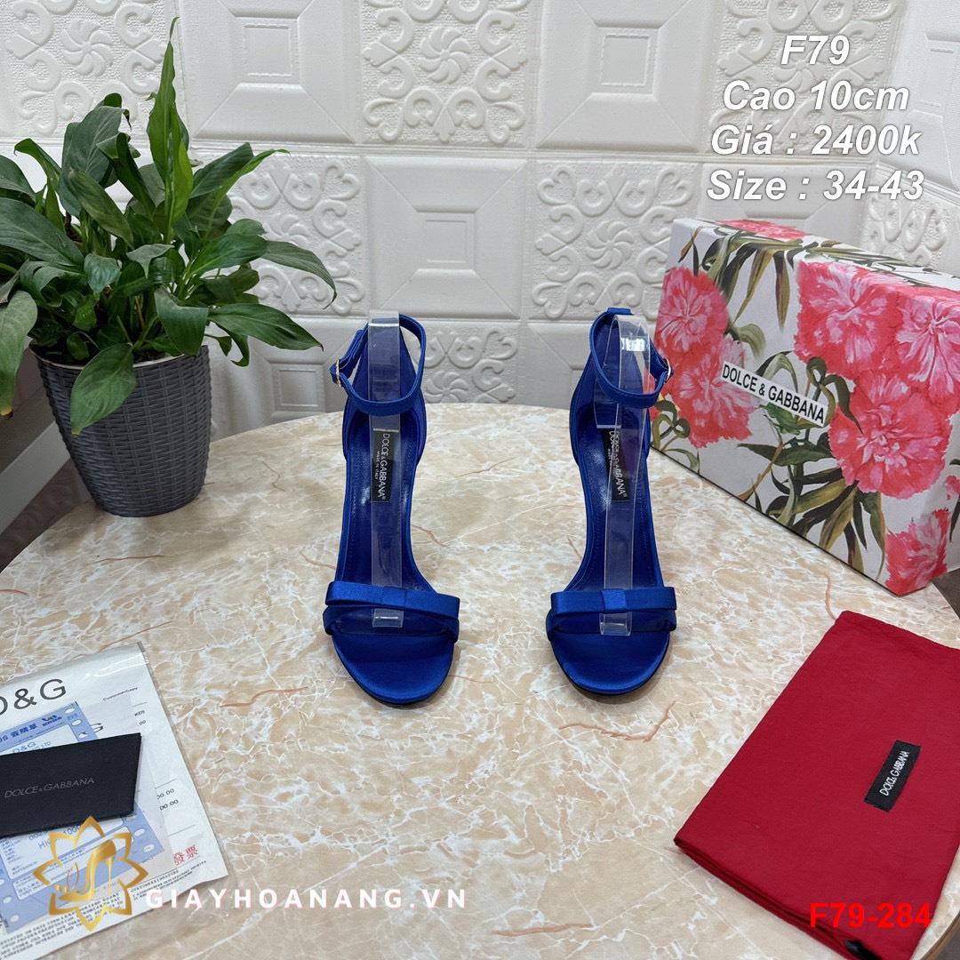 F79-284 Dolce & Gabbana sandal cao 10cm siêu cấp