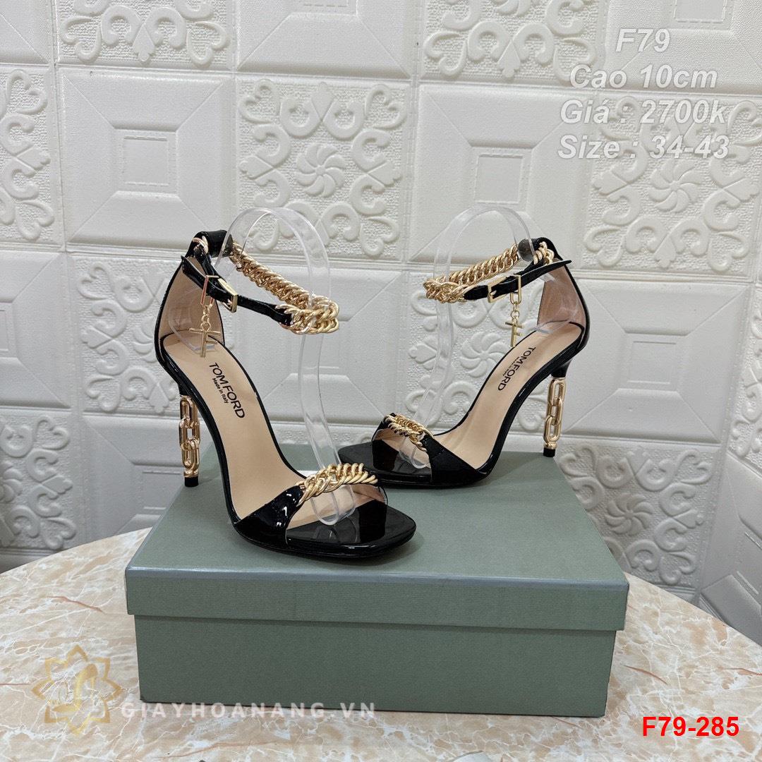 F79-285 Dolce & Gabbana sandal cao gót 10cm siêu cấp