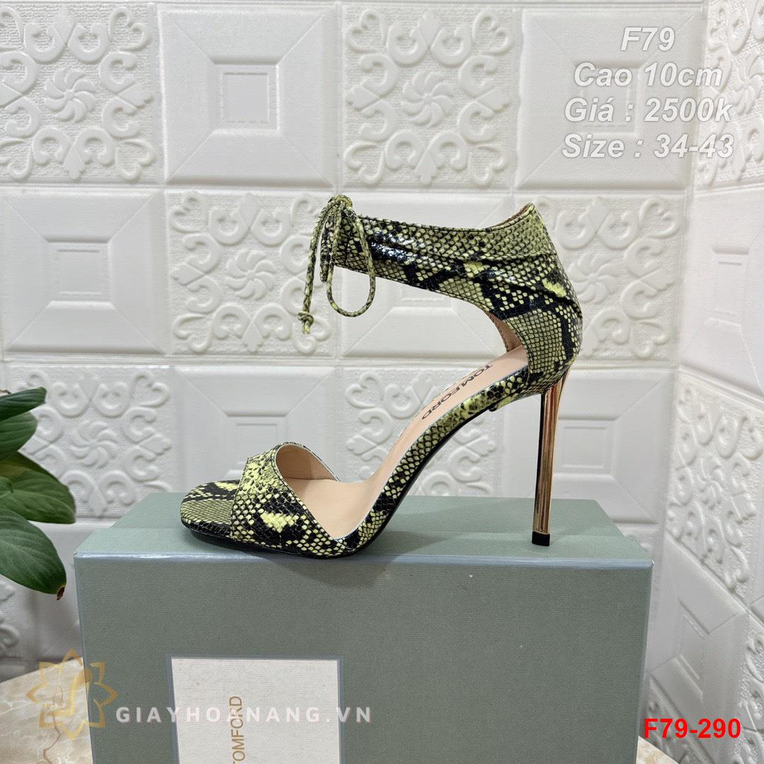 F79-290 Dolce & Gabbana sandal cao 10cm siêu cấp