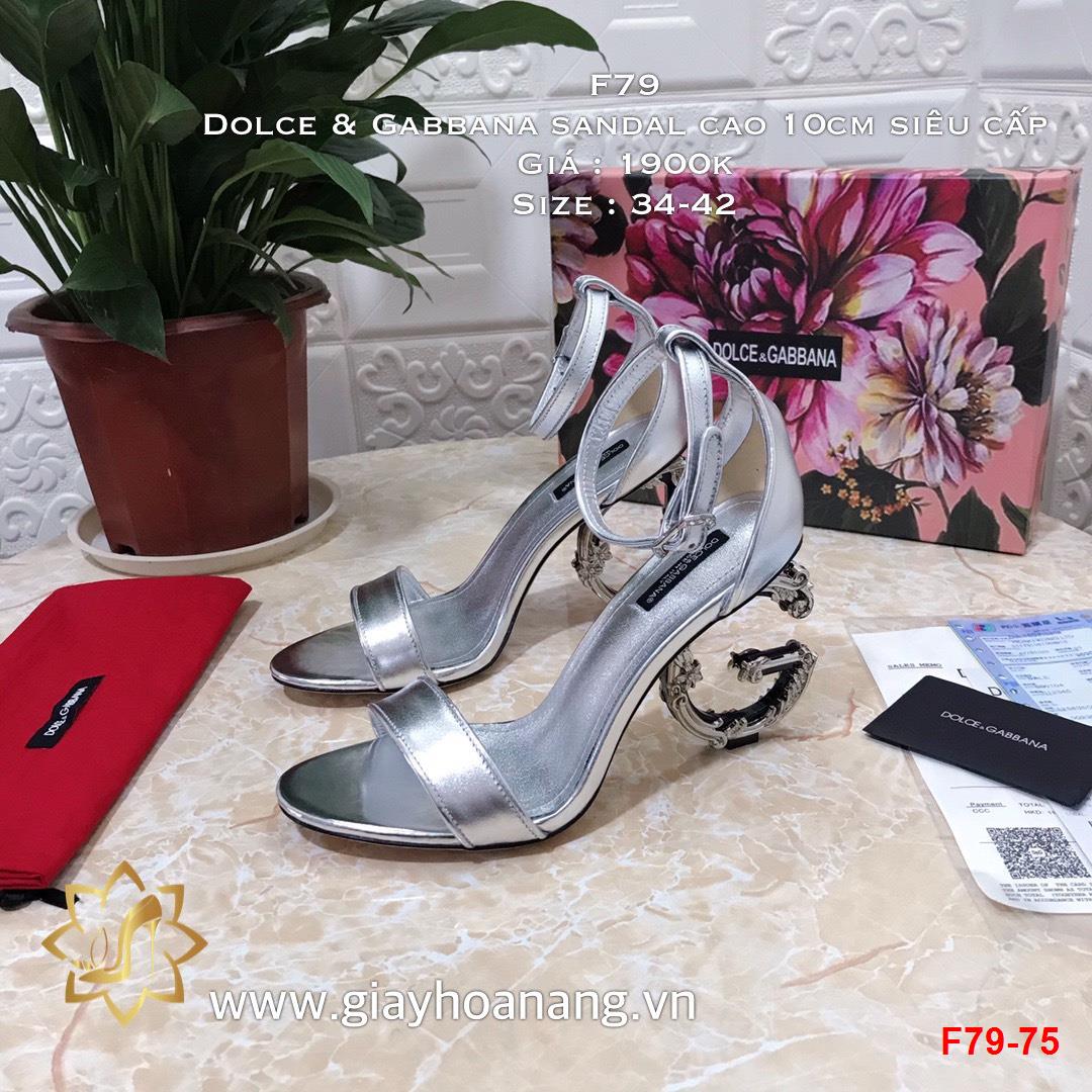 F79-75 Dolce & Gabbana sandal cao 10cm siêu cấp