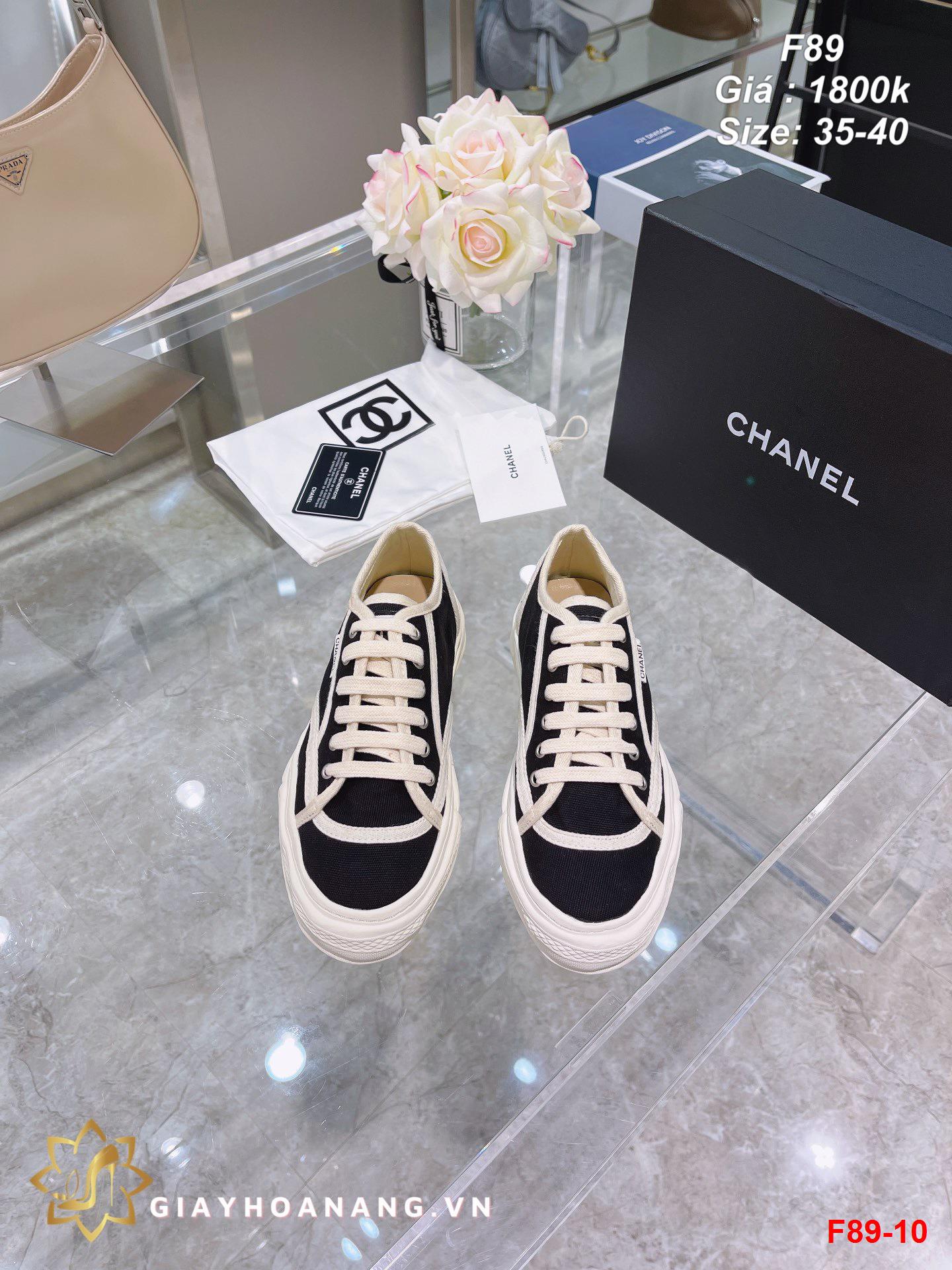 F89-10 Chanel giày thể thao siêu cấp