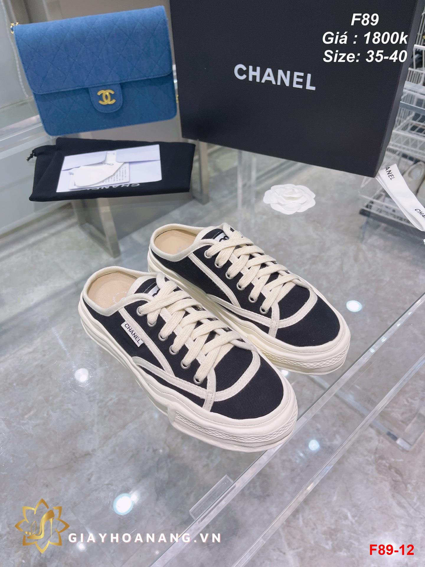 F89-12 Chanel giày thể thao siêu cấp