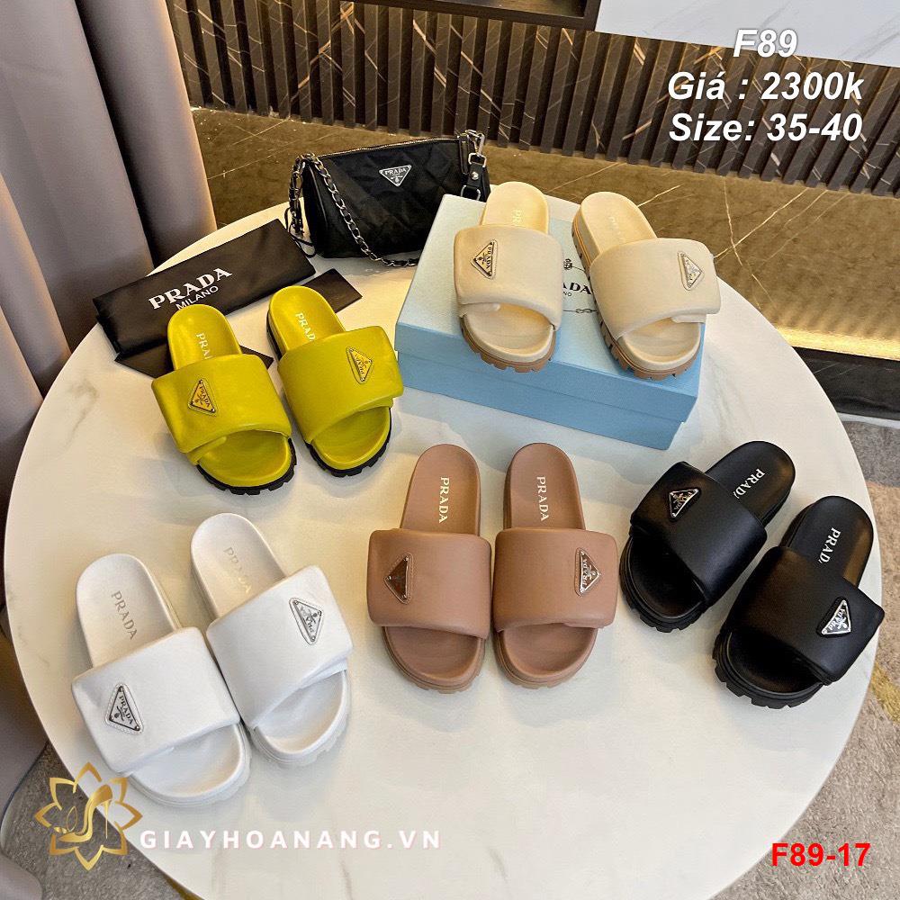 F89-17 Prada dép siêu cấp