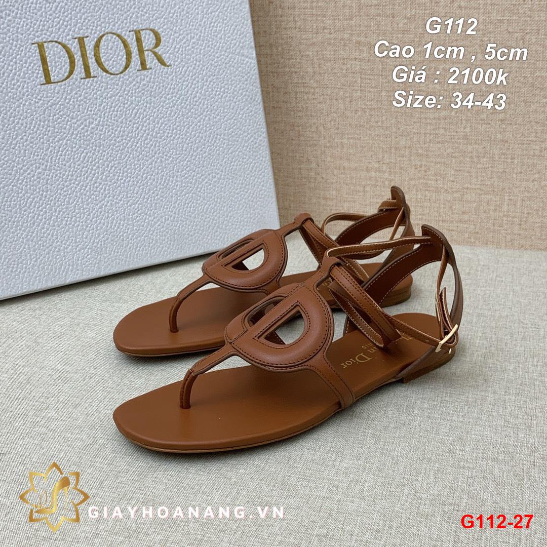 G112-27 Dior sandal cao 1cm , 5cm siêu cấp