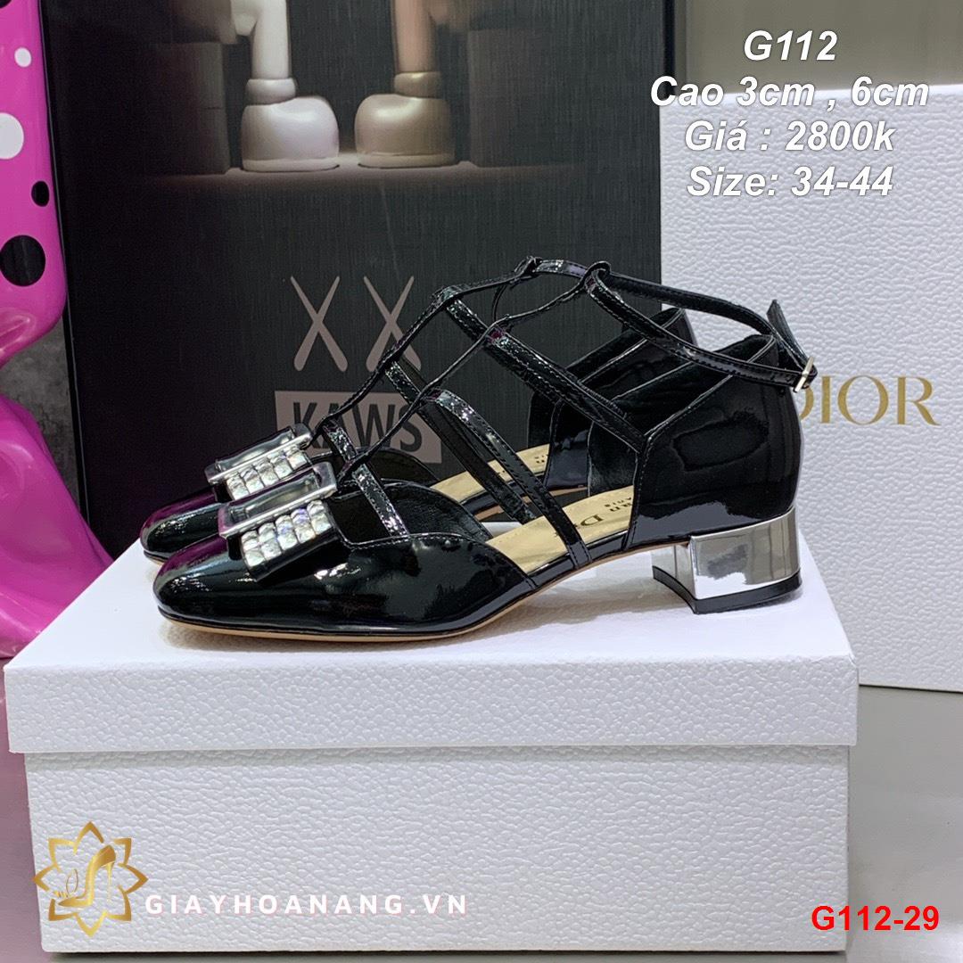 G112-29 Dior sandal cao 3cm , 6cm siêu cấp