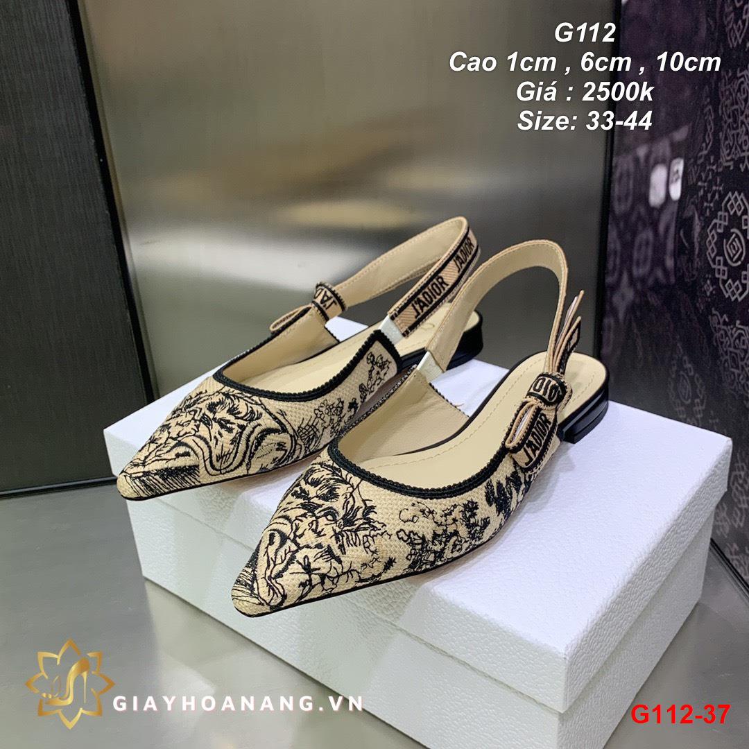 G112-37 Dior sandal cao 1cm, 6cm , 10cm  siêu cấp