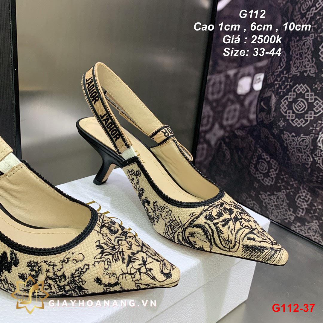 G112-37 Dior sandal cao 1cm, 6cm , 10cm  siêu cấp