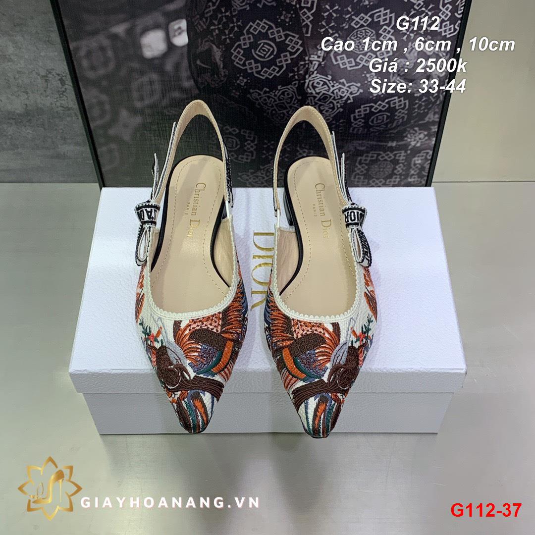 G112-37 Dior sandal cao 1cm, 6cm , 10cm  siêu cấp