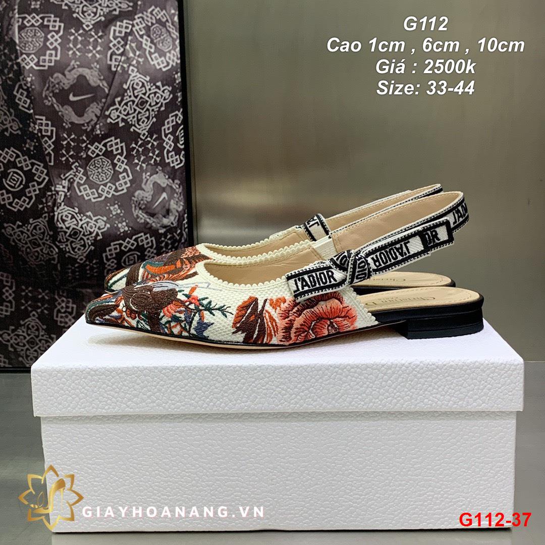 G112-37 Dior sandal cao 1cm, 6cm , 10cm  siêu cấp