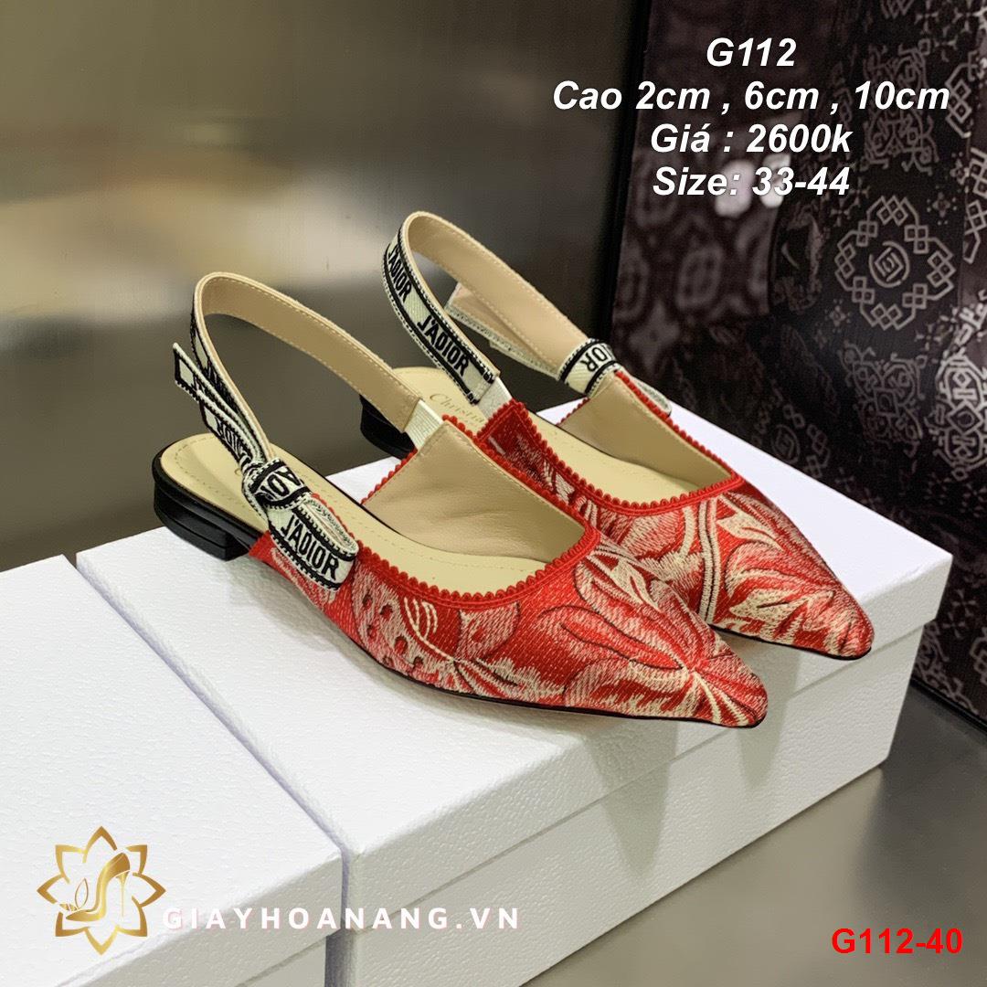 G112-40 Dior sandal cao 2cm siêu cấp